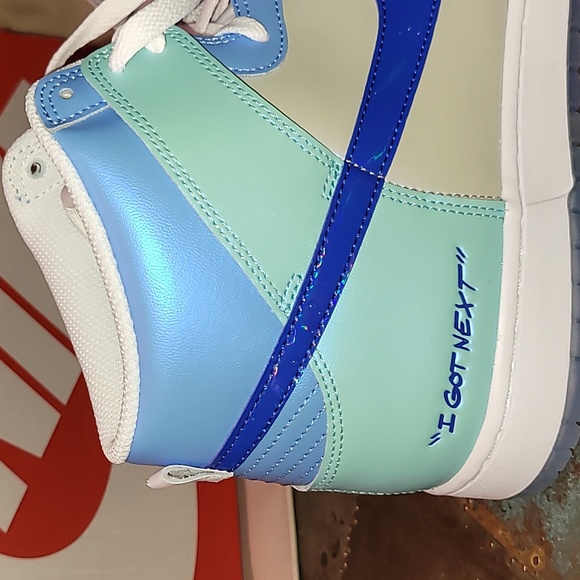 Nike Dunk Hi. I GOT NEXT. Brand New Never worn.  W/Matching Tee. Size 13 - Picture 8 of 16